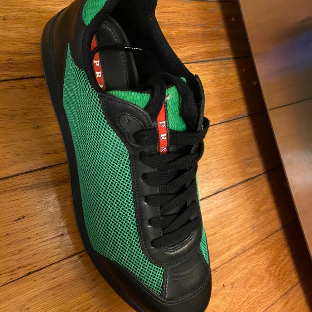 Brand New Prada Shoes-Calzature Uomo Green - Picture 3 of 7